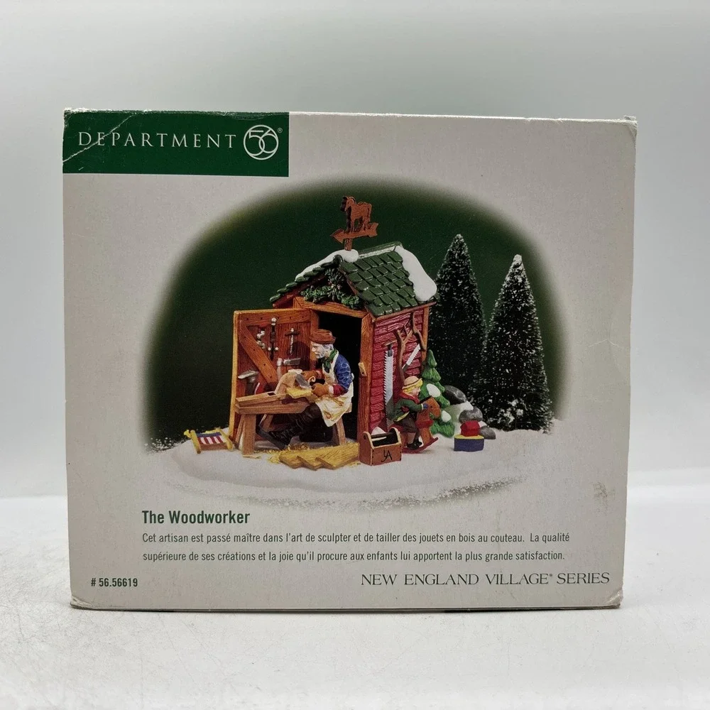 Department 56 1999 HVC New England Village The Woodworker 56.56619 Vintage